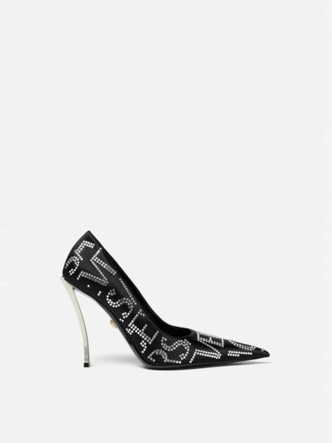 VERSACE Versace Allover Pin-Point Pumps