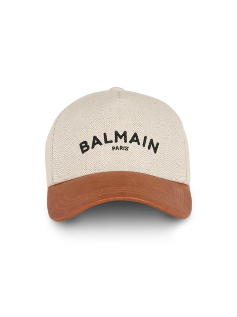 Balmain Cotton cap with Balmain logo