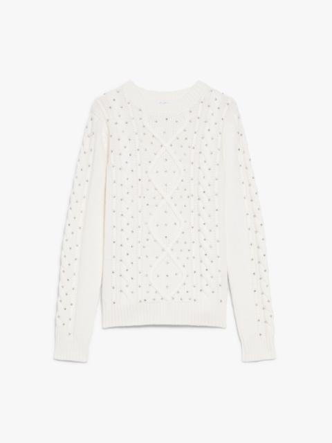 Max Mara ONDE Wool and cashmere cable-knit jumper