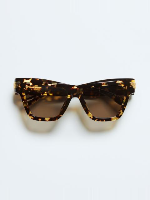 Bottega Veneta BV1489S Mitre Cat Eye Sunglasses