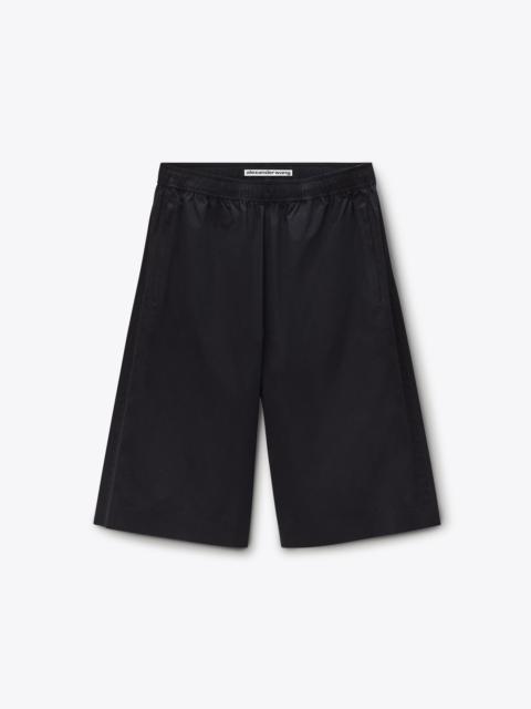 Alexander Wang perforated logo mid-rise short