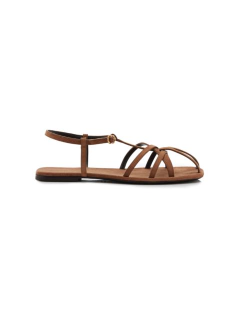 herbert levine The Catch Suede Sandals brown