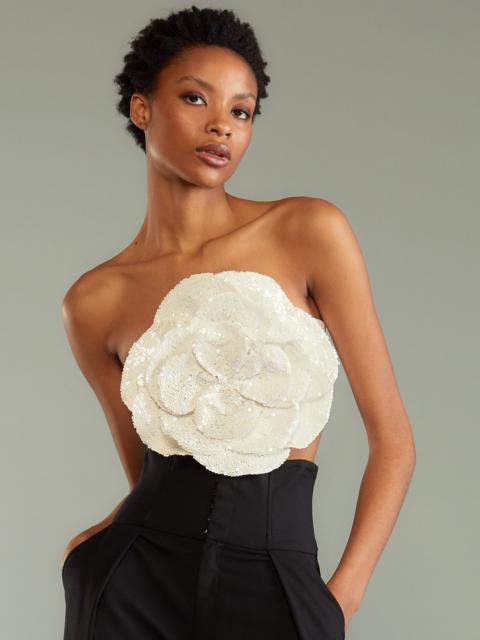 CYNTHIA ROWLEY Sequin Flower Bandeau
