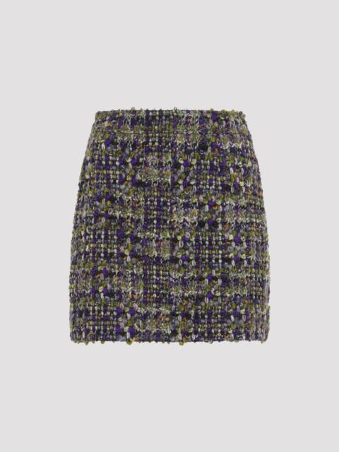 SAINT LAURENT Saint Laurent Tweed Mini Skirt