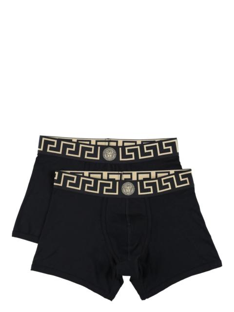 VERSACE Greca Border long boxers (pack of two)
