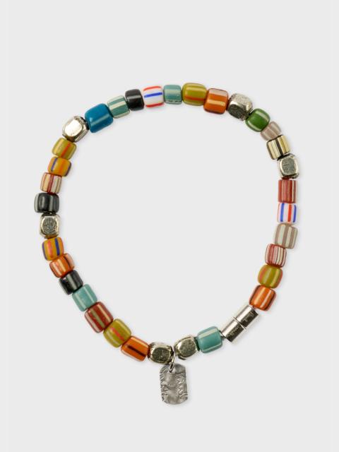 Paul Smith Mixed Stripe Bead Bracelet