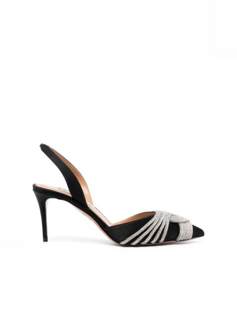 Gatsby 75mm slingback pumps