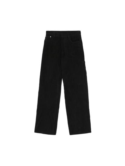 BUCKLE SUEDE CARPENTER PANT