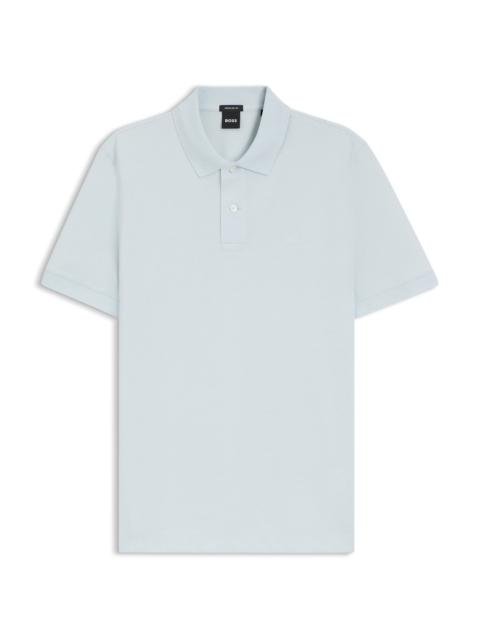 BOSS PALLAS POLO SHIRT IN COTTON PIQUÉ WITH EMBROIDERED LOGO