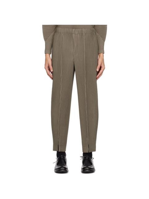 ISSEY MIYAKE Khaki Monthly Color November Trousers