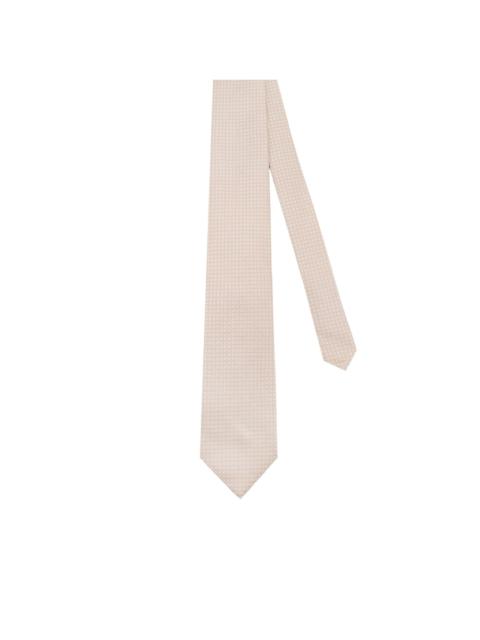 TOM FORD square-pattern silk tie