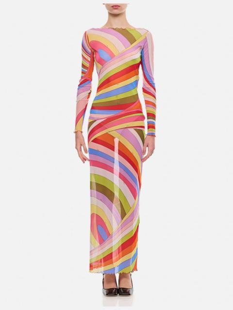 PUCCI TULLE LONG DRESS