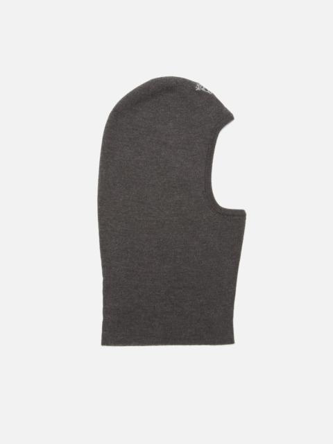 Acne Studios Wool logo balaclava - Anthracite grey