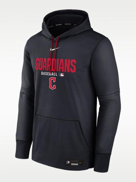 Nike Cleveland Guardians Authentic Collection Men's Nike Therma MLB Pullover Hoodie