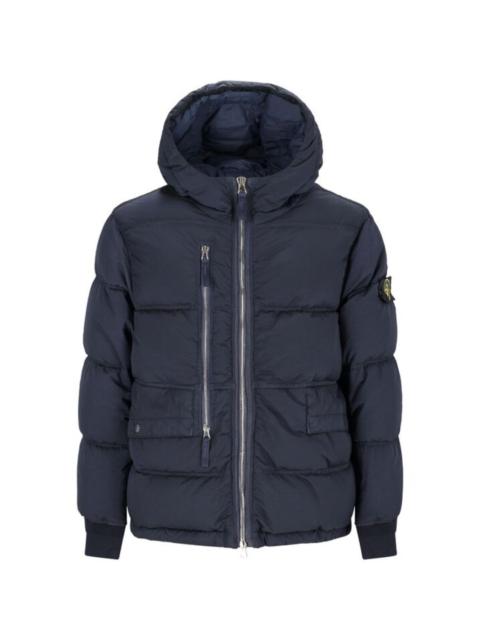 Stone Island hooded puffer jacket