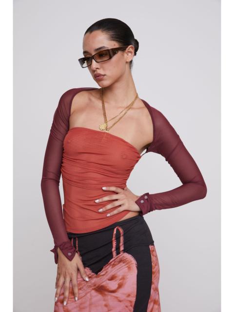 miaou IRIS TOP - CRIMSON RUSSET