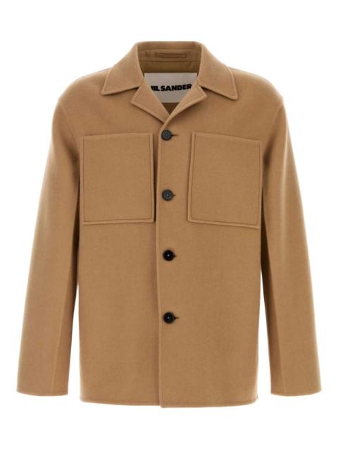 Jil Sander cashmere flannel jacket