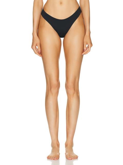 SAINT LAURENT monogram bra in tulle jersey | REVERSIBLE