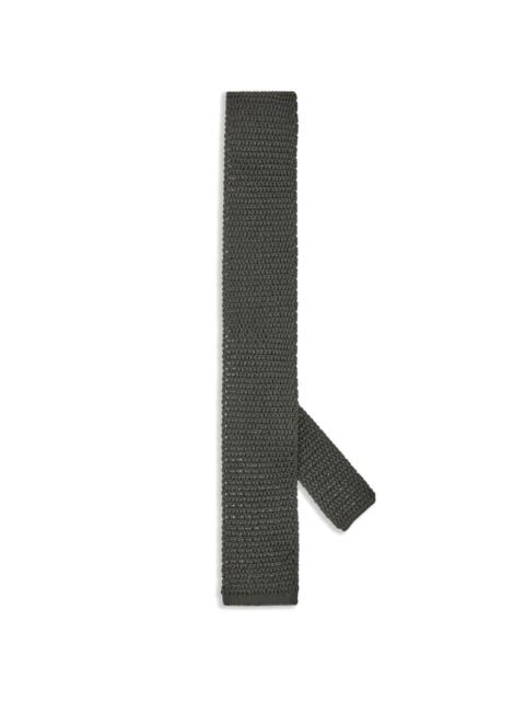 knitted silk tie