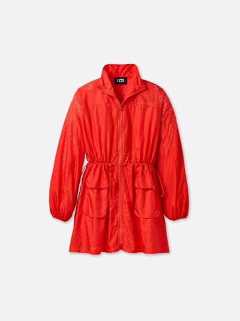 UGG ® Women's Kynlee Zip Front Dress Tops in Lobster