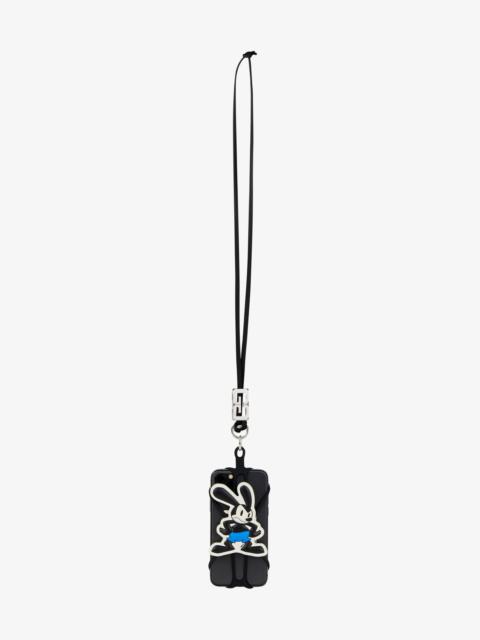 Givenchy OSWALD RUBBER PHONE COVER WITH STRAP