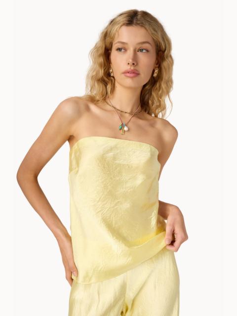 CAMI NYC PALMA STRAPLESS TOP BUTTERCUP