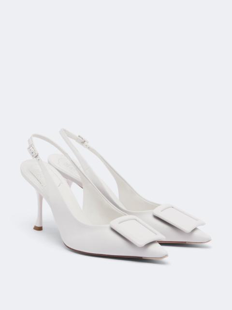 Roger Vivier Viv' In The City leather slingback pumps