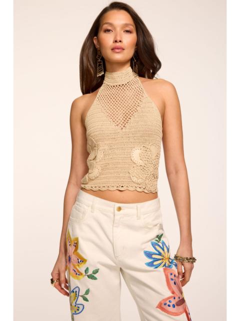 RAMY BROOK Celeste Crochet Cropped Tank Top