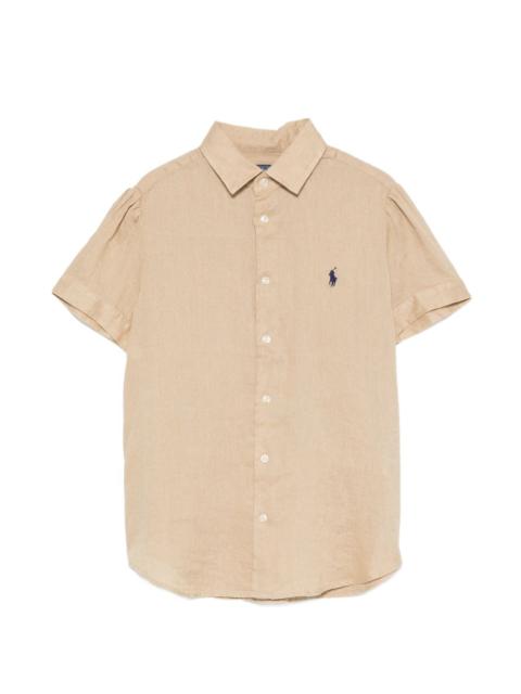 Polo Ralph Lauren embroidered-logo short-sleeve shirt