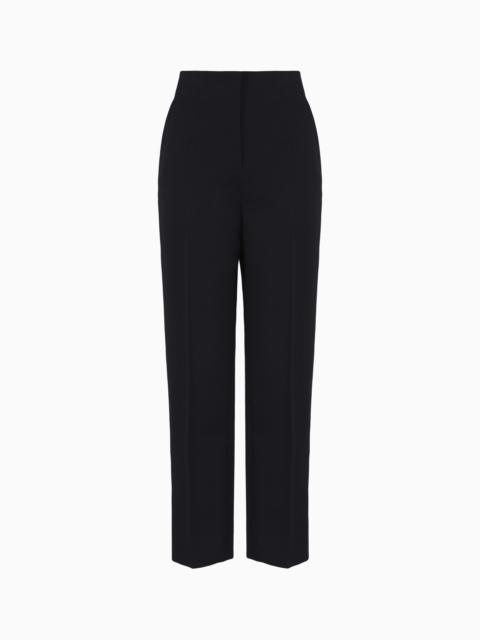 GIORGIO ARMANI Virgin wool tuxedo trousers
