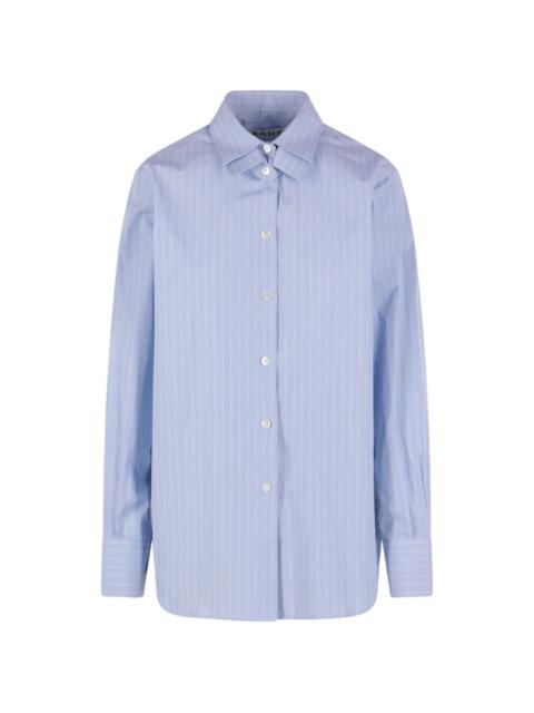 RÓHE striped button-up shirt