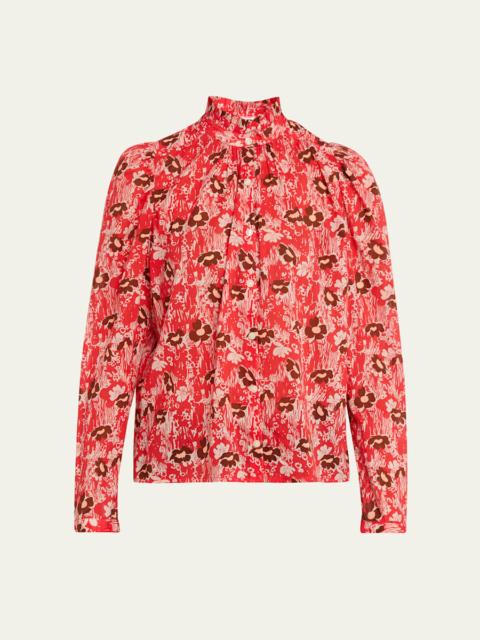 ALIX OF BOHEMIA Artemis Printed Long-Sleeve Blouse
