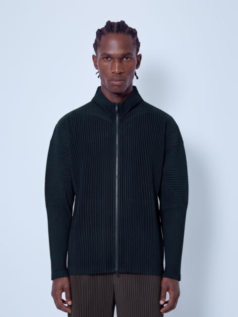ISSEY MIYAKE Pleated High Neck Cardigan