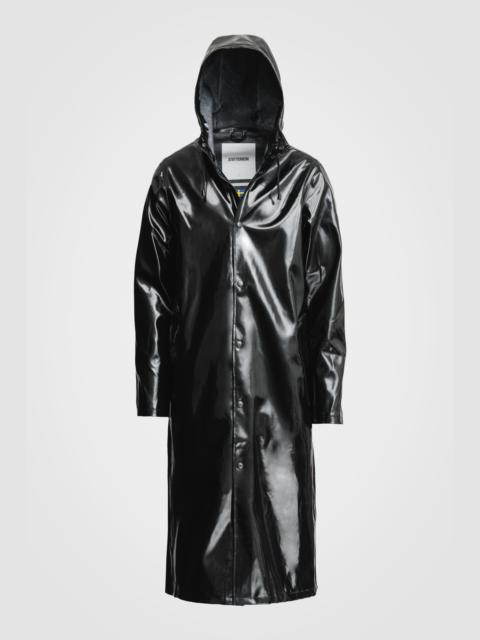 Stutterheim Stockholm Long Opal Raincoat Black