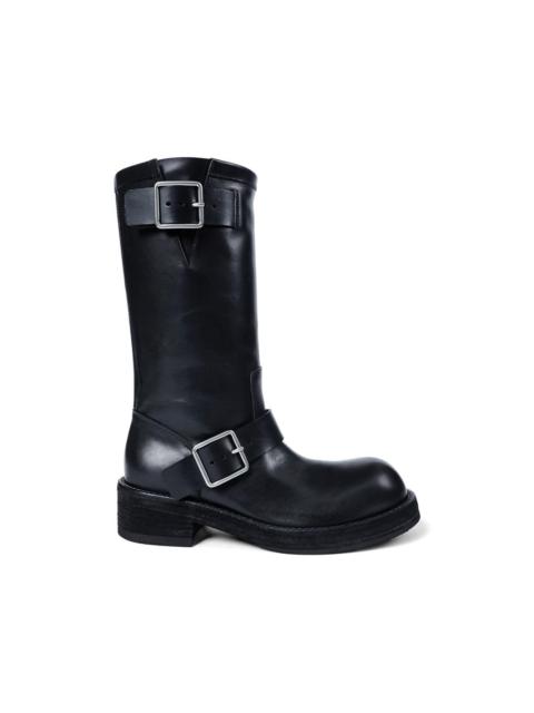 Ann Demeulemeester Sarith Engineer buckle biker boots