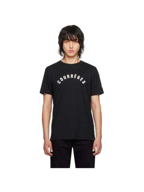 courrèges Black AC Straight T-Shirt