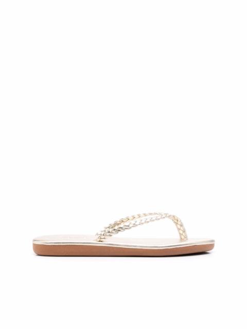 ANCIENT GREEK SANDALS Plage braided-strap flip-flops