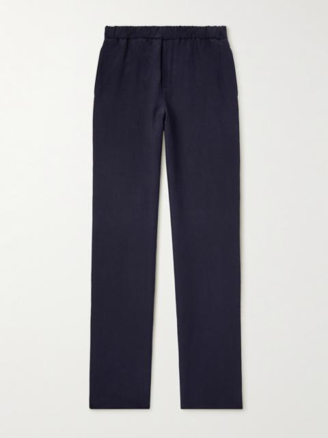 Loro Piana Maryln Straight-Leg Linen and Silk-Blend Trousers
