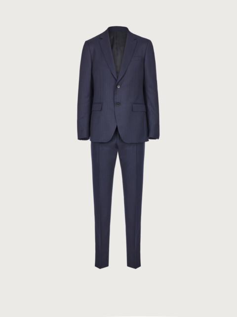 FERRAGAMO Check suit in wool