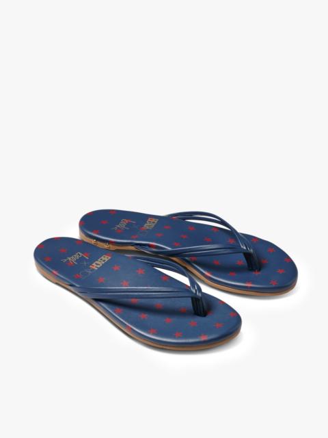 beek Sunbeam Leather Flip Flop Sandal