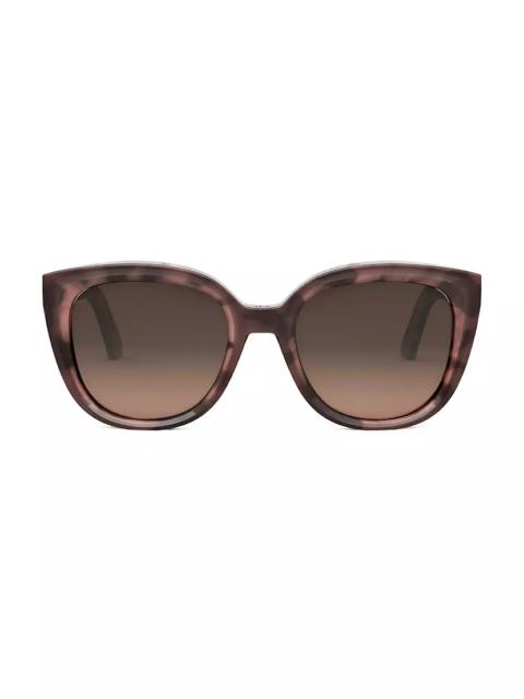 DiorMidnight R1I 54MM Butterfly Sunglasses