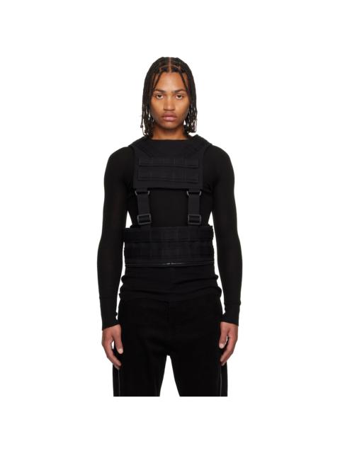 Rick Owens Black Concordians Harness Vest