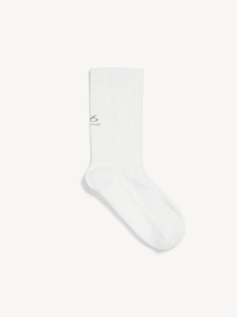 BALENCIAGA Women's Techwear Technical Socks in Off White