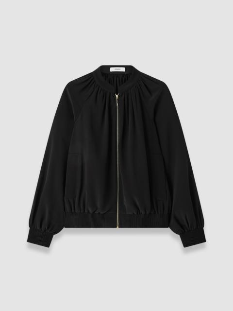 JOSEPH Mira Satin Twill Bomber Jacket