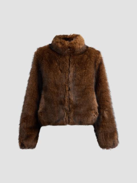 GENERATION LOVE Women's Jamie Faux-Fur Jacket - Bistre