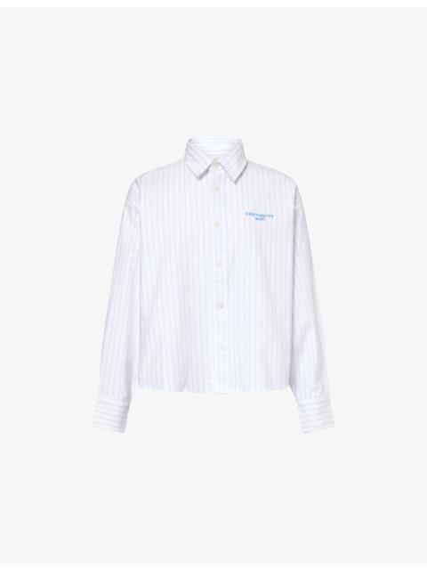 Carhartt Cassel Stripe-Print Cotton Shirt