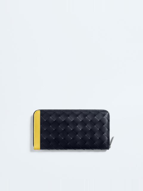 Bottega Veneta Intrecciato Zip-Around Wallet