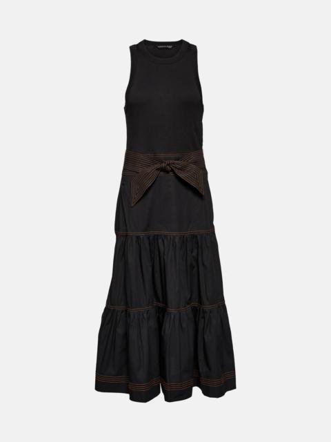 VERONICA BEARD Austyn cotton-blend maxi dress