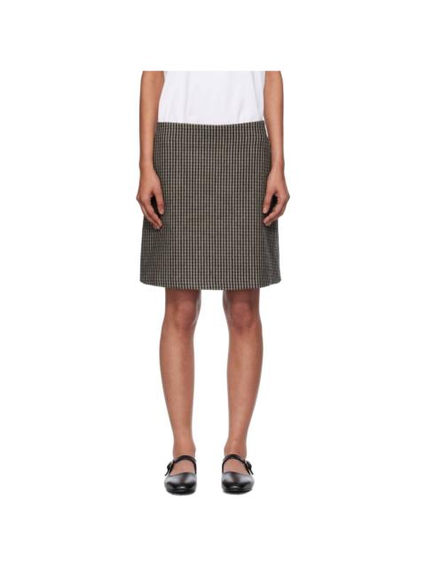 A.P.C. Brown Adelma Miniskirt