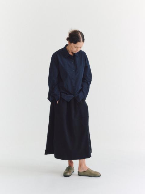 CASEY/CASEY ELENA SHIRT - PAPER COT - NAVY